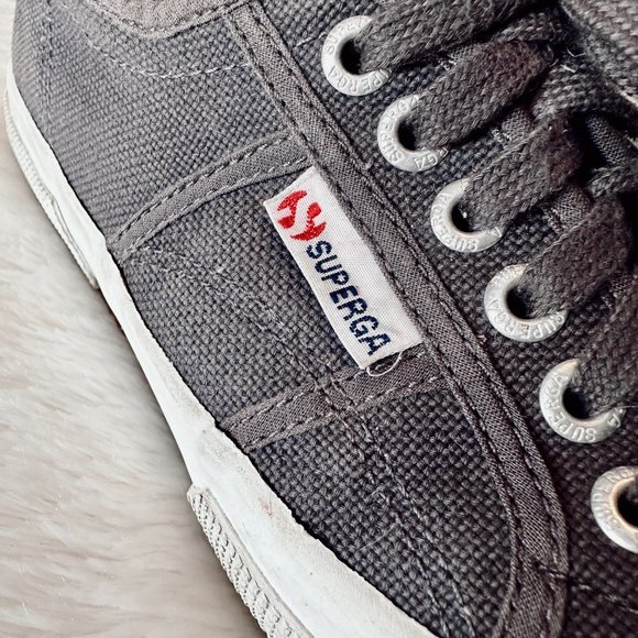 SUPERGA Lace Up Cotu Sneakers - Picture 4 of 5